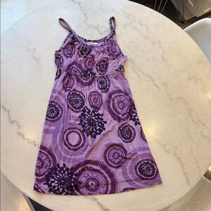 NWOT Style & Co. Purple Floral  Sundress with GOLD THREADING on straps
